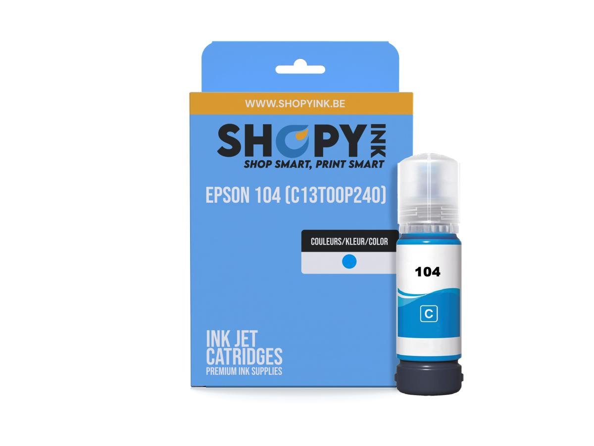 Epson 104 (C13T00P240) – Cartucho de tinta Cian Compatible
