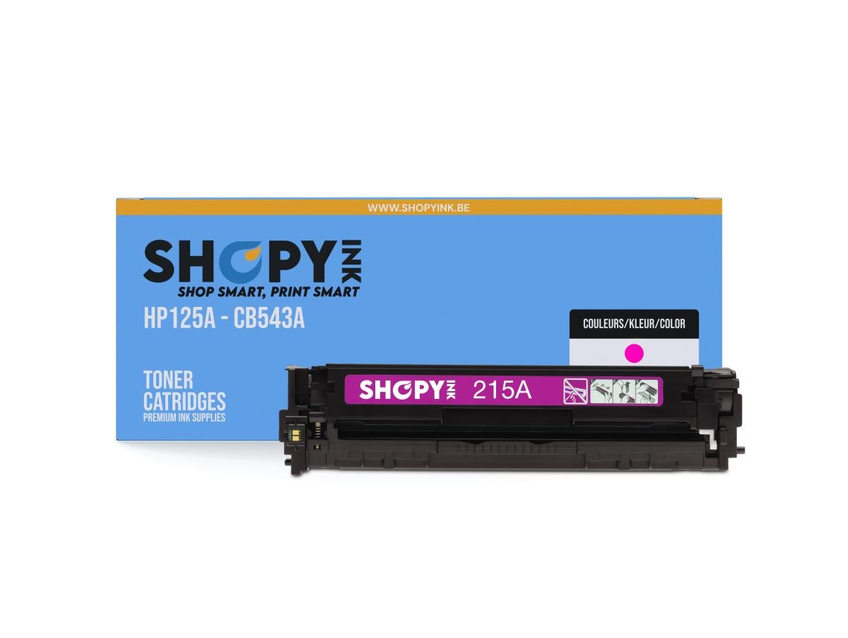 HP 125A (CB543A) – Tóner Magenta Compatible