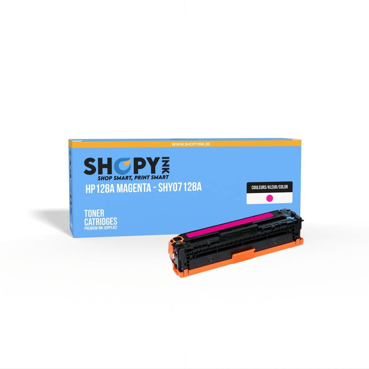 HP 128A (CE323A) – Tóner Magenta Compatible