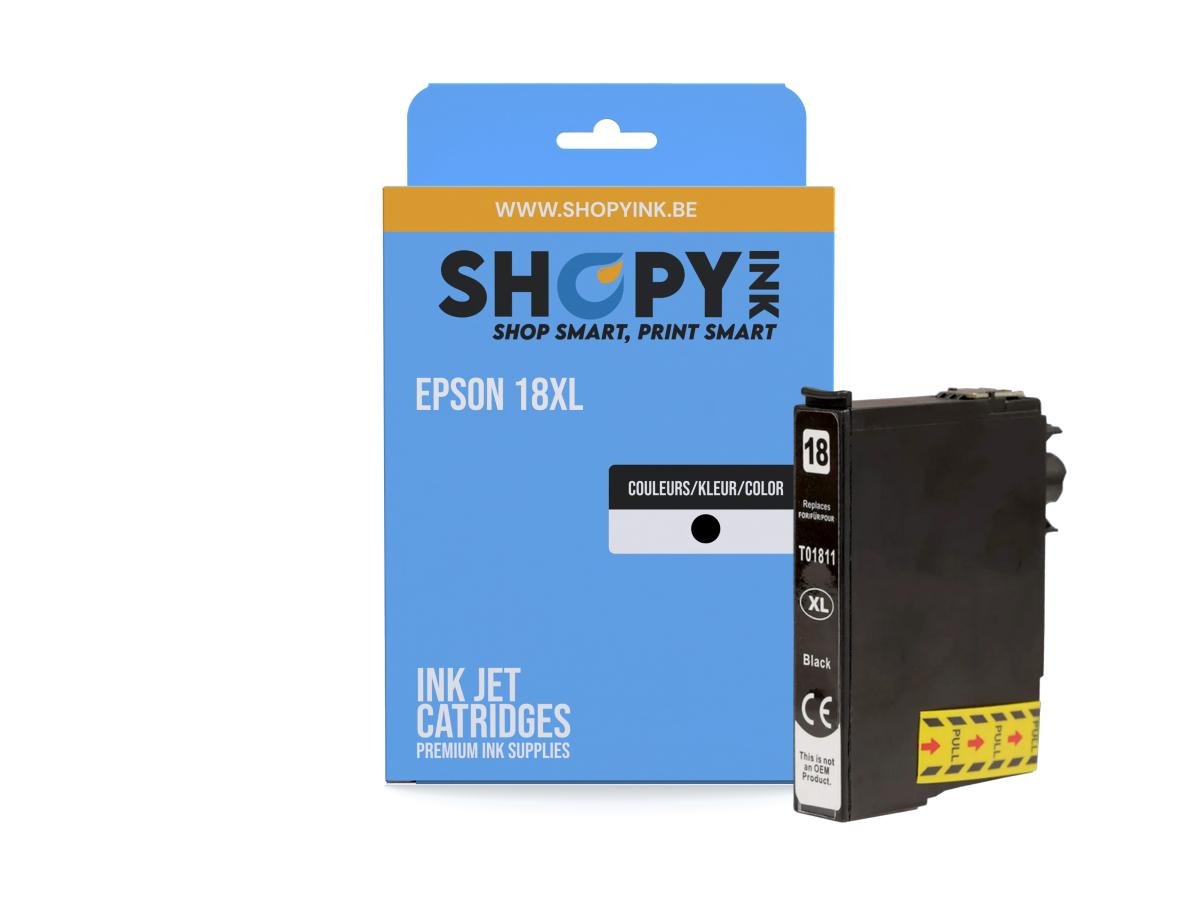 Epson 18 XL (C13T18114012) – Cartucho de tinta Negro Compatible