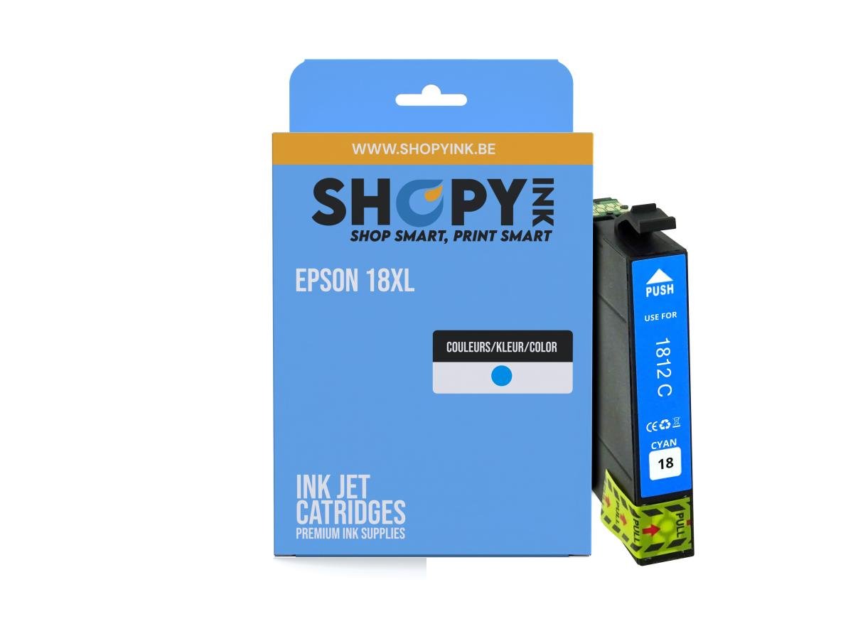 Epson 18 XL (C13T18124012) – Cartucho de tinta Cian Compatible