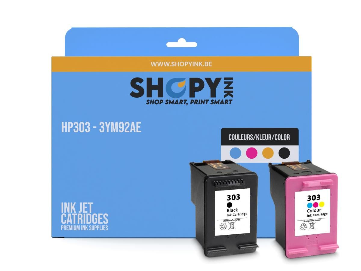 HP 303 (T6N02AE + T6N01AE) – Pack de cartuchos de tinta compatible