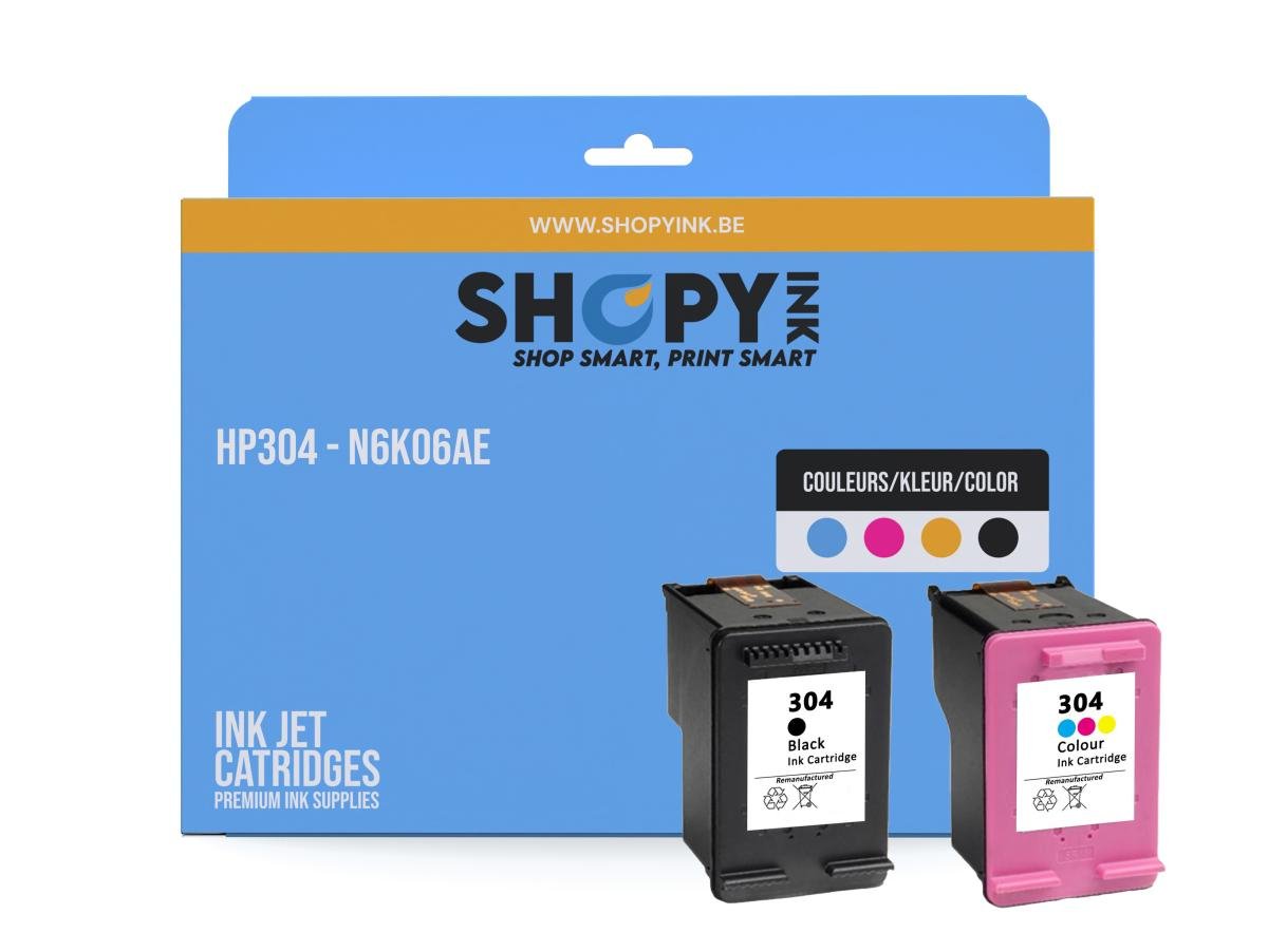 HP 304 (N9K06AE) – Pack de cartuchos de tinta compatible