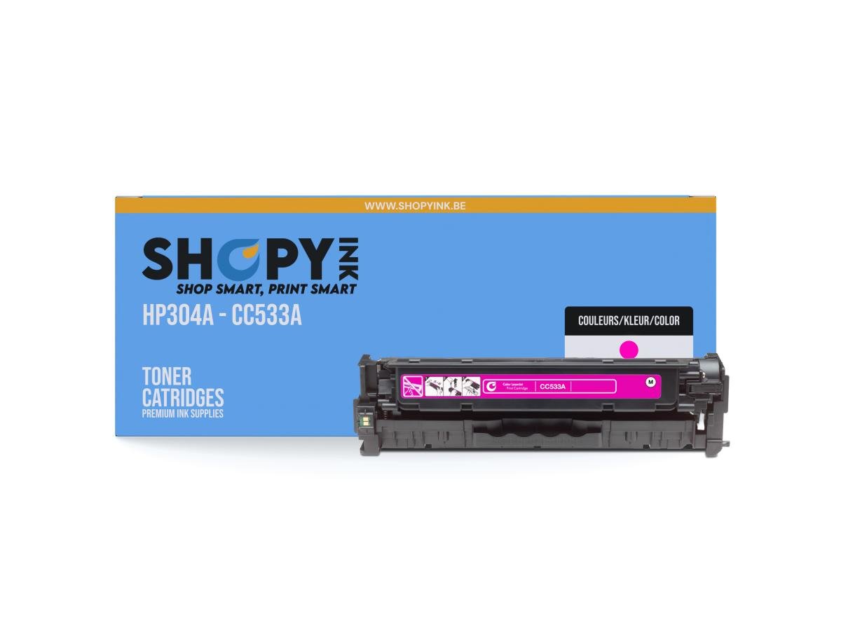 HP 304A (CC533A) – Tóner Magenta Compatible