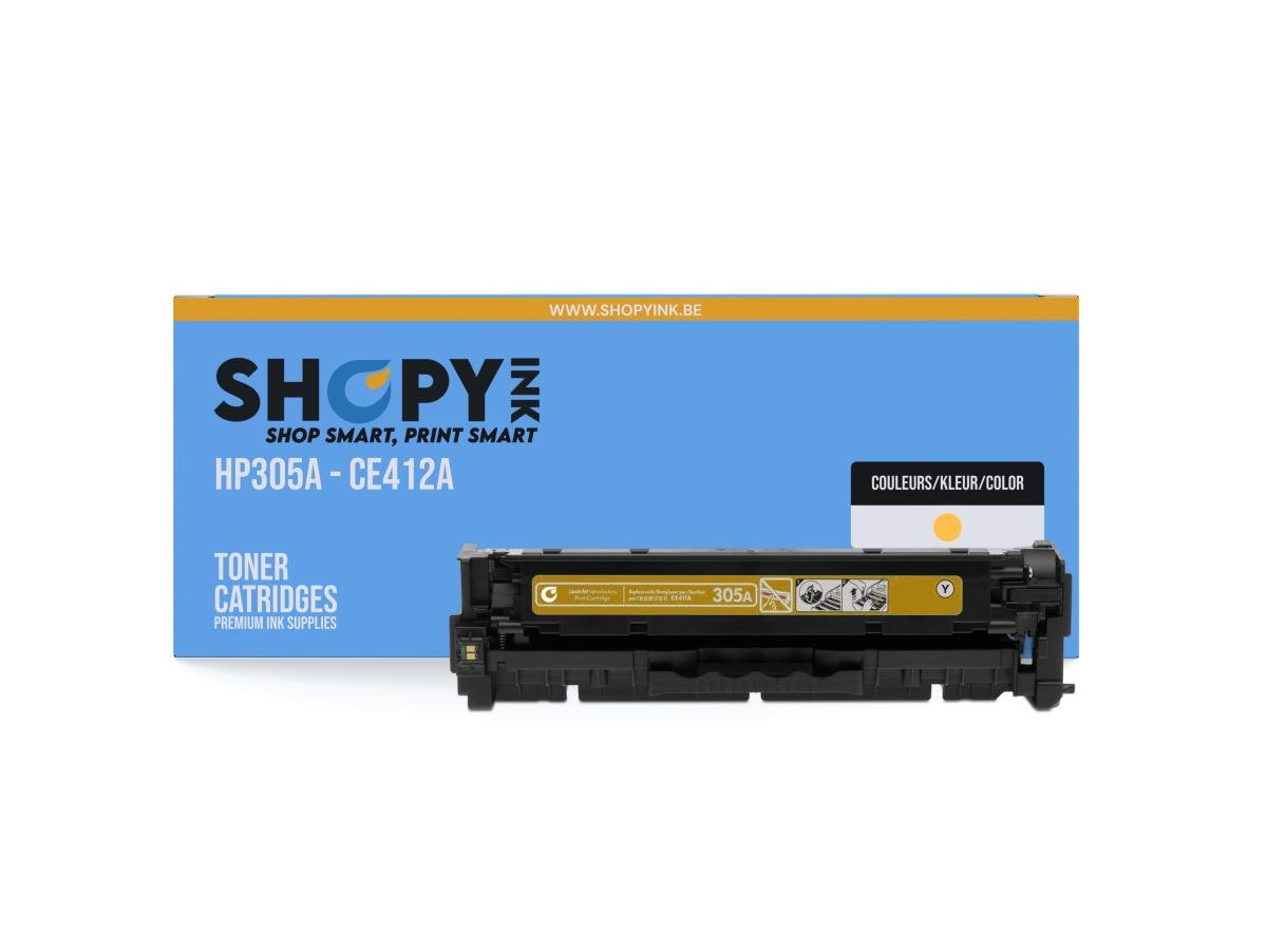 HP 305A (CE412A) – Tóner Amarillo Compatible