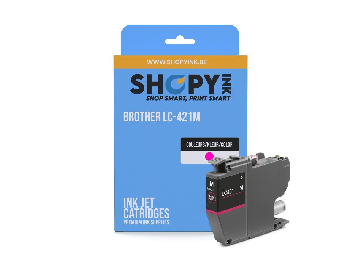 Brother 421 (LC-421M) – Cartucho de tinta Magenta Compatible