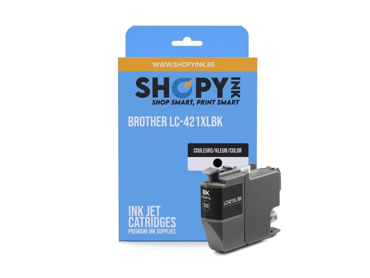 Brother 421 (LC-421XLBK) – Cartucho de tinta Negro Compatible
