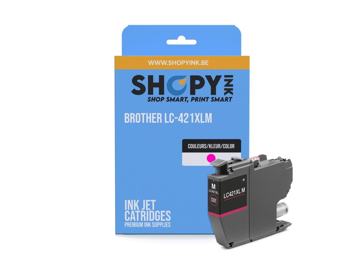 Brother 421 (LC-421XLM) – Cartucho de tinta Magenta Compatible