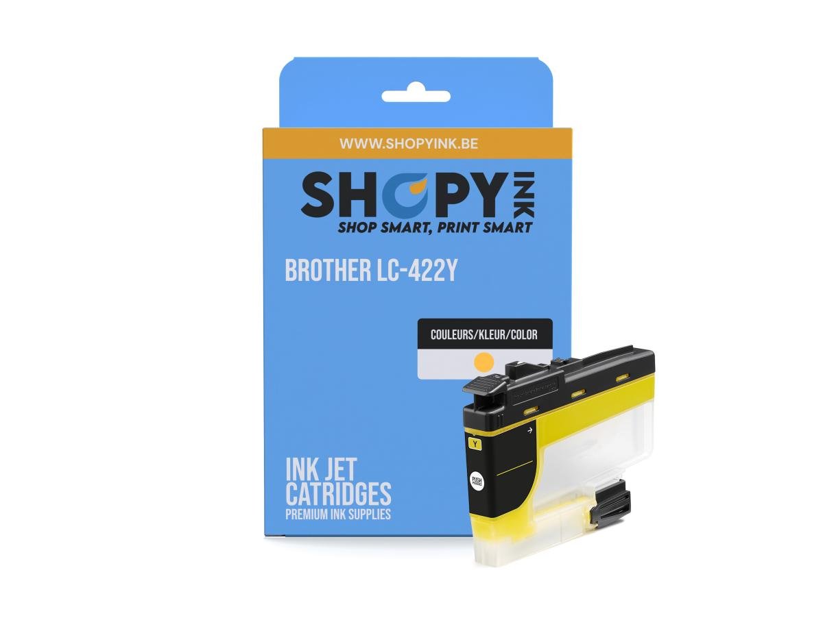 Brother 422 (LC-422Y) – Cartucho de tinta Amarillo Compatible