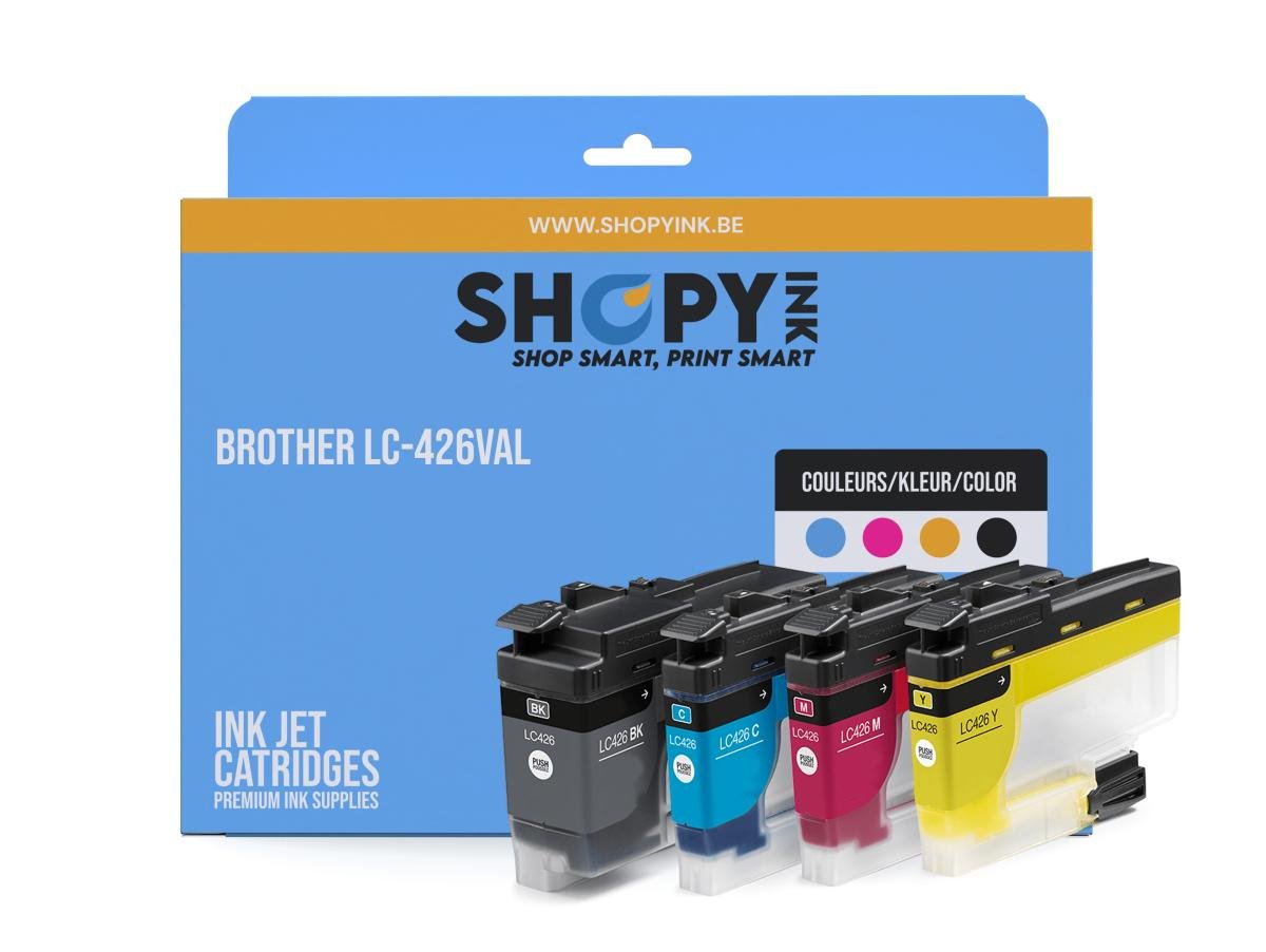 Brother 426 (LC-426VAL) – Pack de cartuchos de tinta compatible
