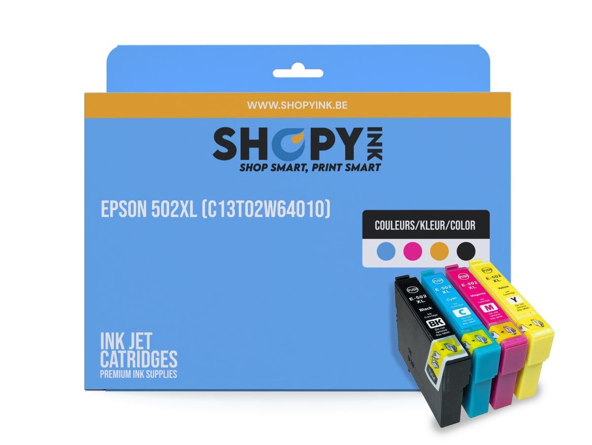 Epson 502 XL (C13T02W64010) – Pack de cartuchos de tinta compatible