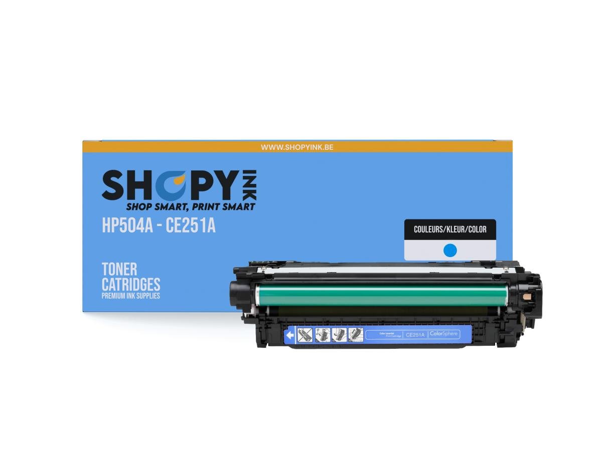 HP 504A (CE251A) – Tóner Cian Compatible