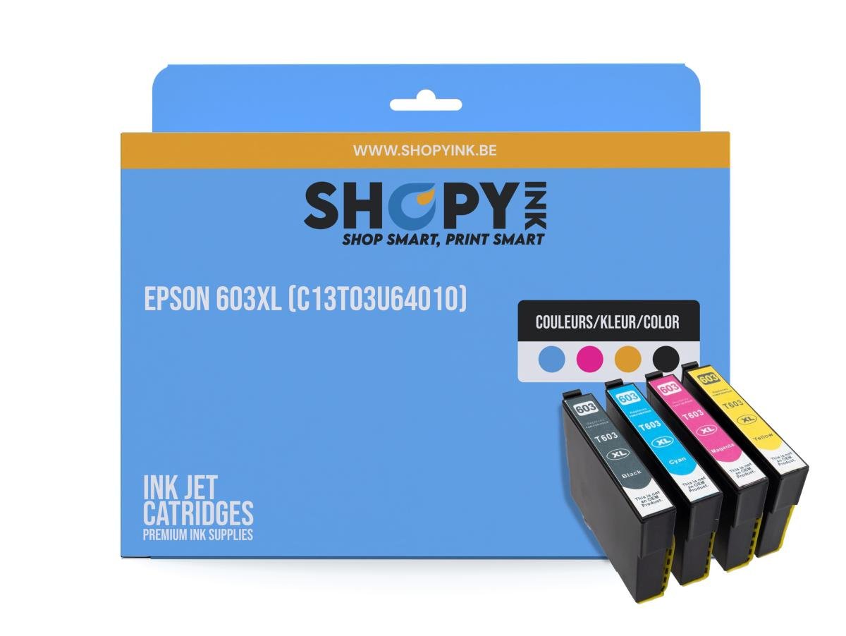 Epson 603 XL (C13T03A14/24/34/44010) – Pack de cartuchos de tinta compatible