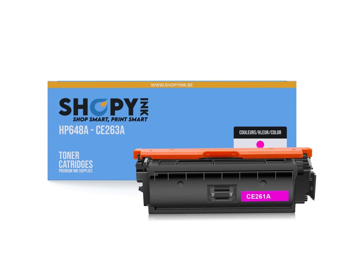 HP 648A (CE263A) – Tóner Magenta Compatible