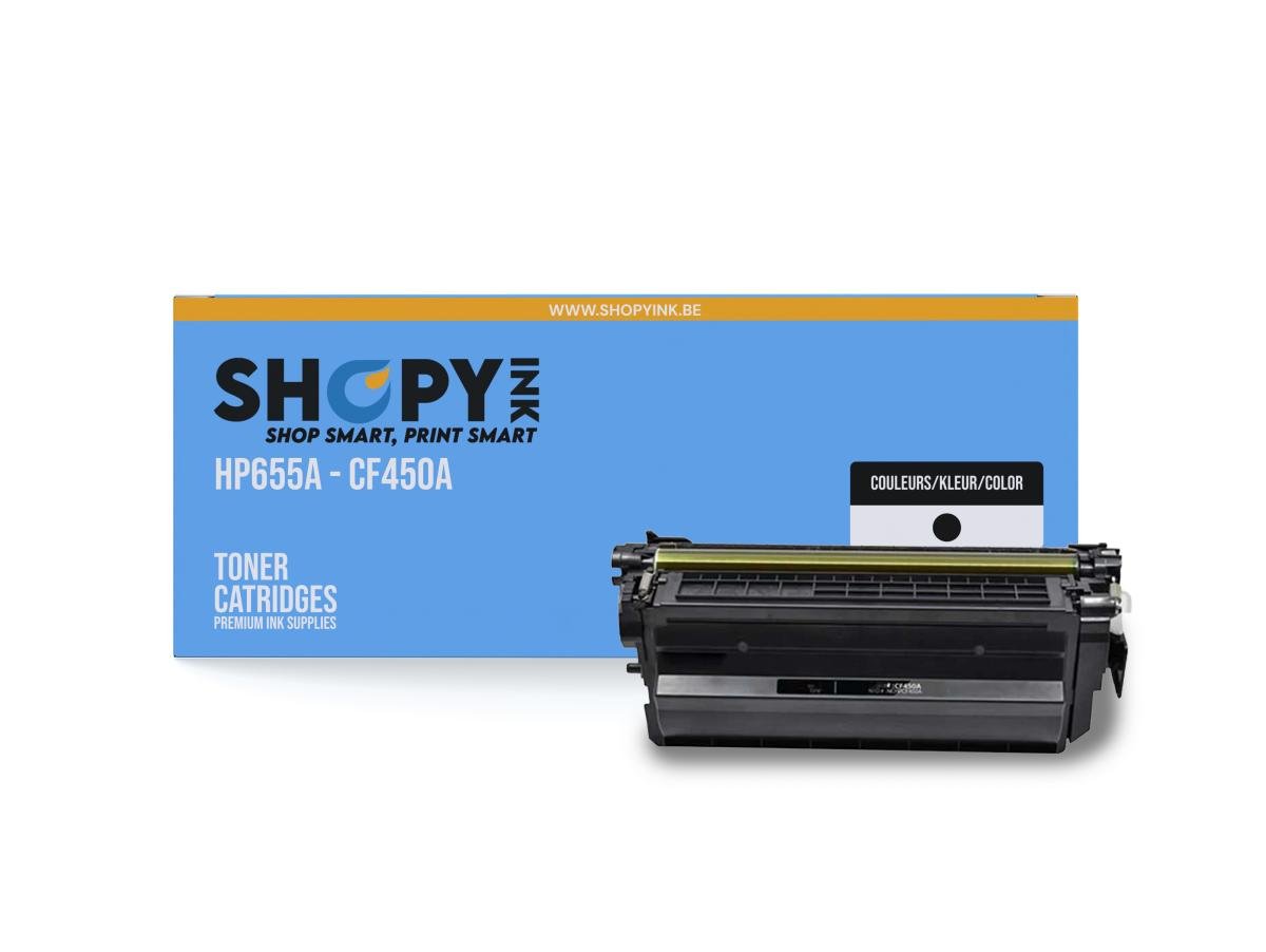 HP 655A (CF450A) – Tóner Negro Compatible