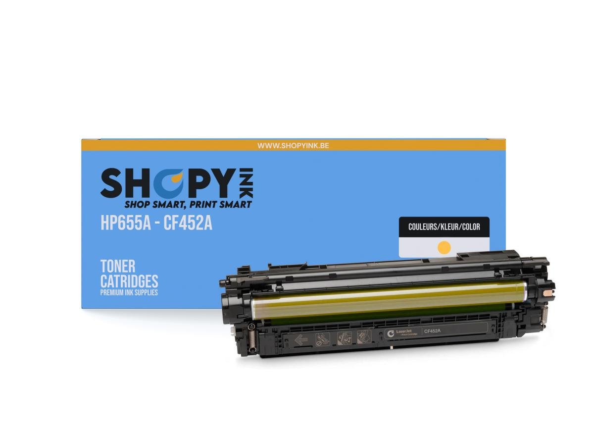 HP 655A (CF452A) – Tóner Amarillo Compatible