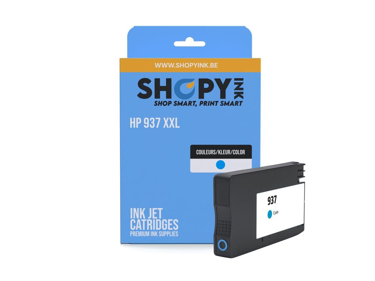 HP 937 (4S6W2NE) – Cartucho de tinta Cian Compatible