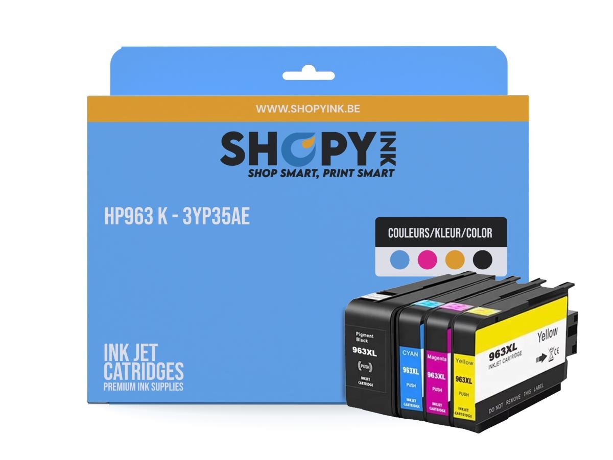 HP 963 (3YP35AE) – Pack de cartuchos de tinta compatible