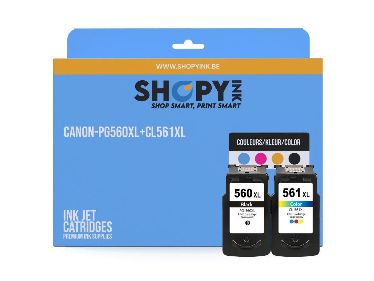Canon PG-560 XL (PG-560 / CL-561) – Pack de cartuchos de tinta compatible