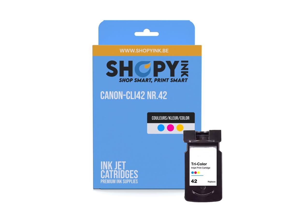 Canon CLI-42 (CLI-42BK/C/M/Y/PC/PM/GY/LGY) – Cartucho de tinta de color compatible