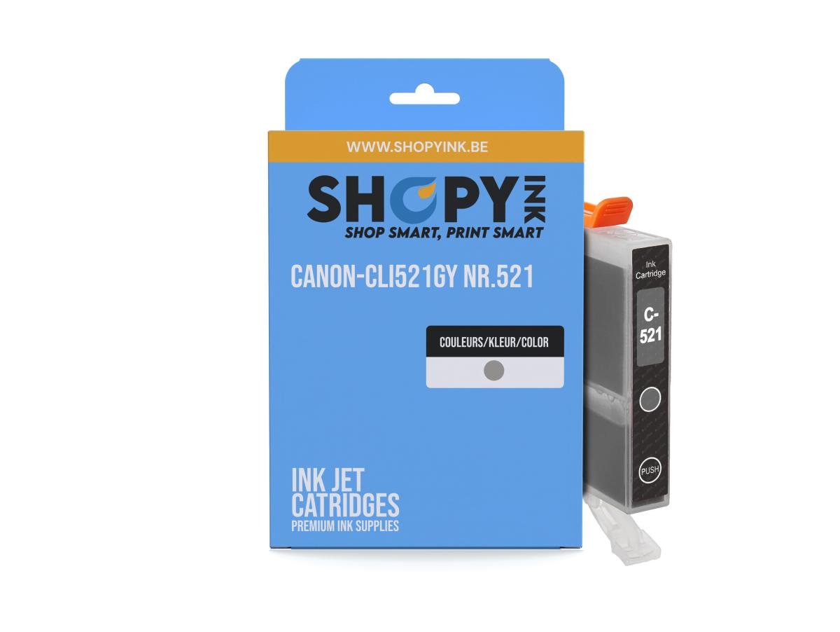 Canon CLI-521 (CLI-521G) – Cartucho de tinta Gris Compatible