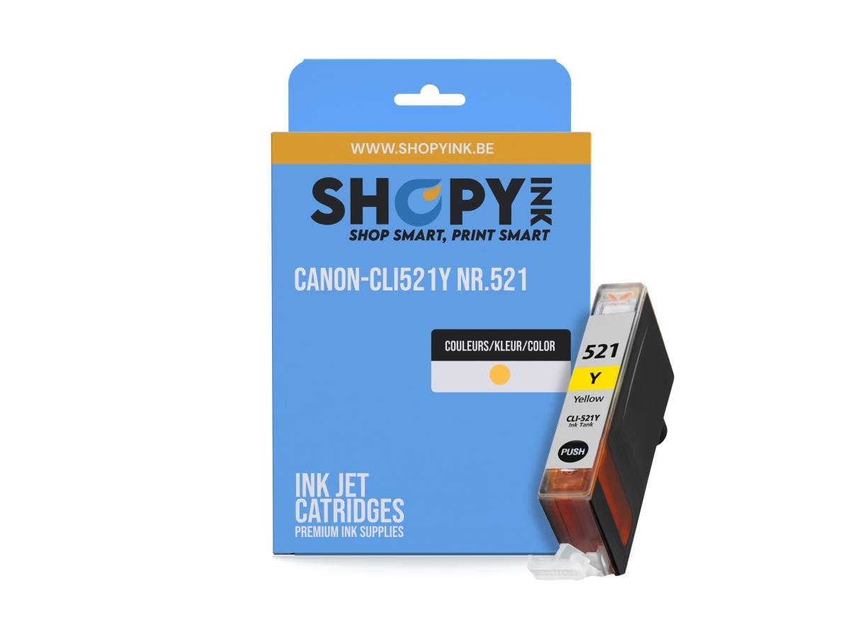 Canon CLI-521 (CLI-521Y) – Cartucho de tinta Amarillo Compatible