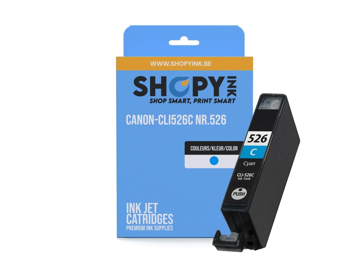 Canon CLI-526 (CLI-526C) – Cartucho de tinta Cian Compatible