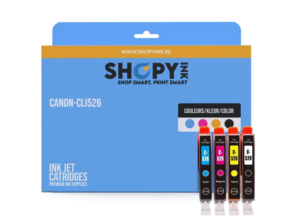 Canon CLI-526 (CLI-526C/M/Y) – Cartucho de tinta de color compatible