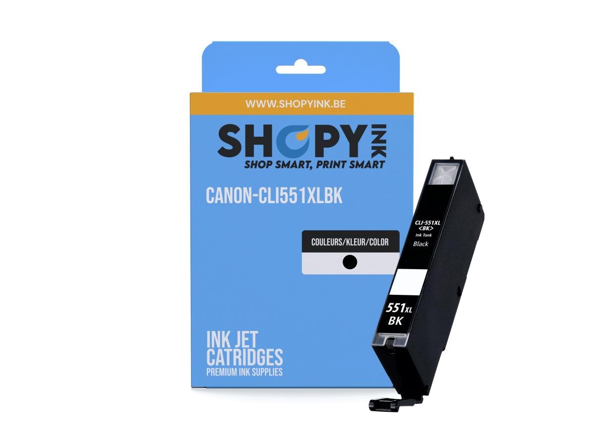 Canon CLI-551 (CLI-551BK XL) – Cartucho de tinta Negro Compatible