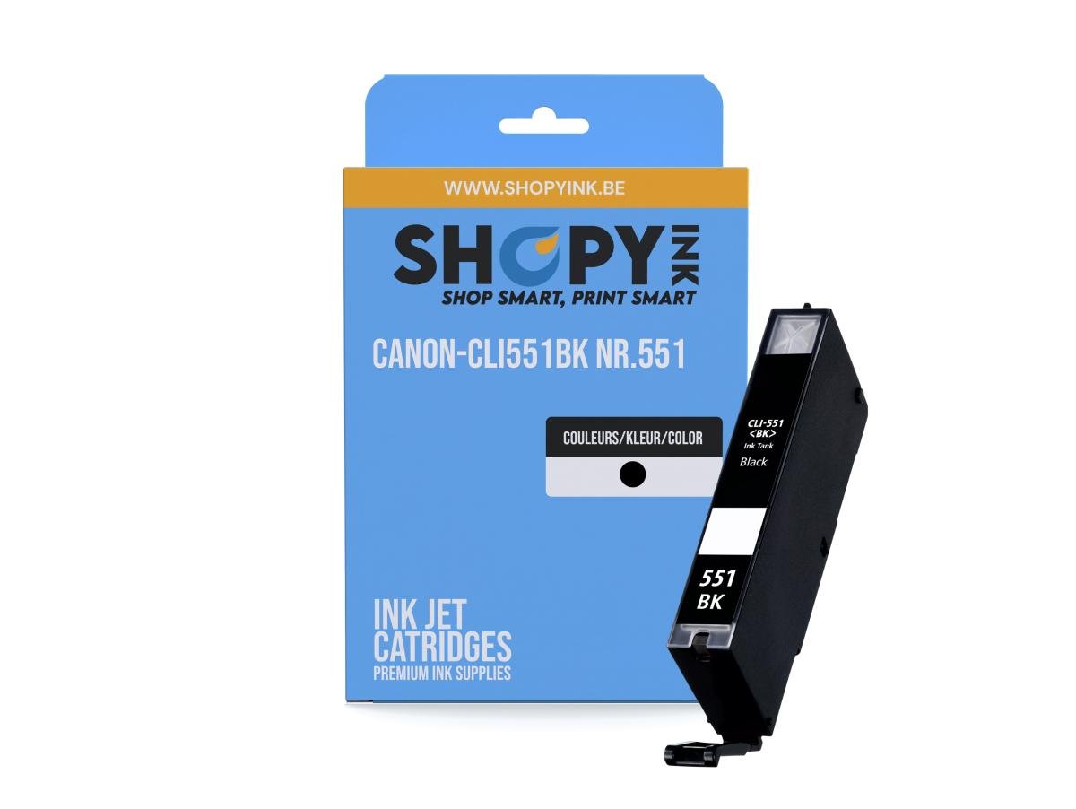 Canon CLI-551 (CLI-551BK) – Cartucho de tinta Negro Compatible