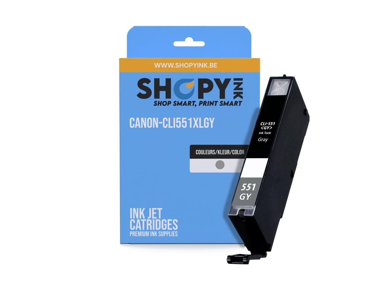 Canon CLI-551 (CLI-551GY XL) – Cartucho de tinta Gris Compatible