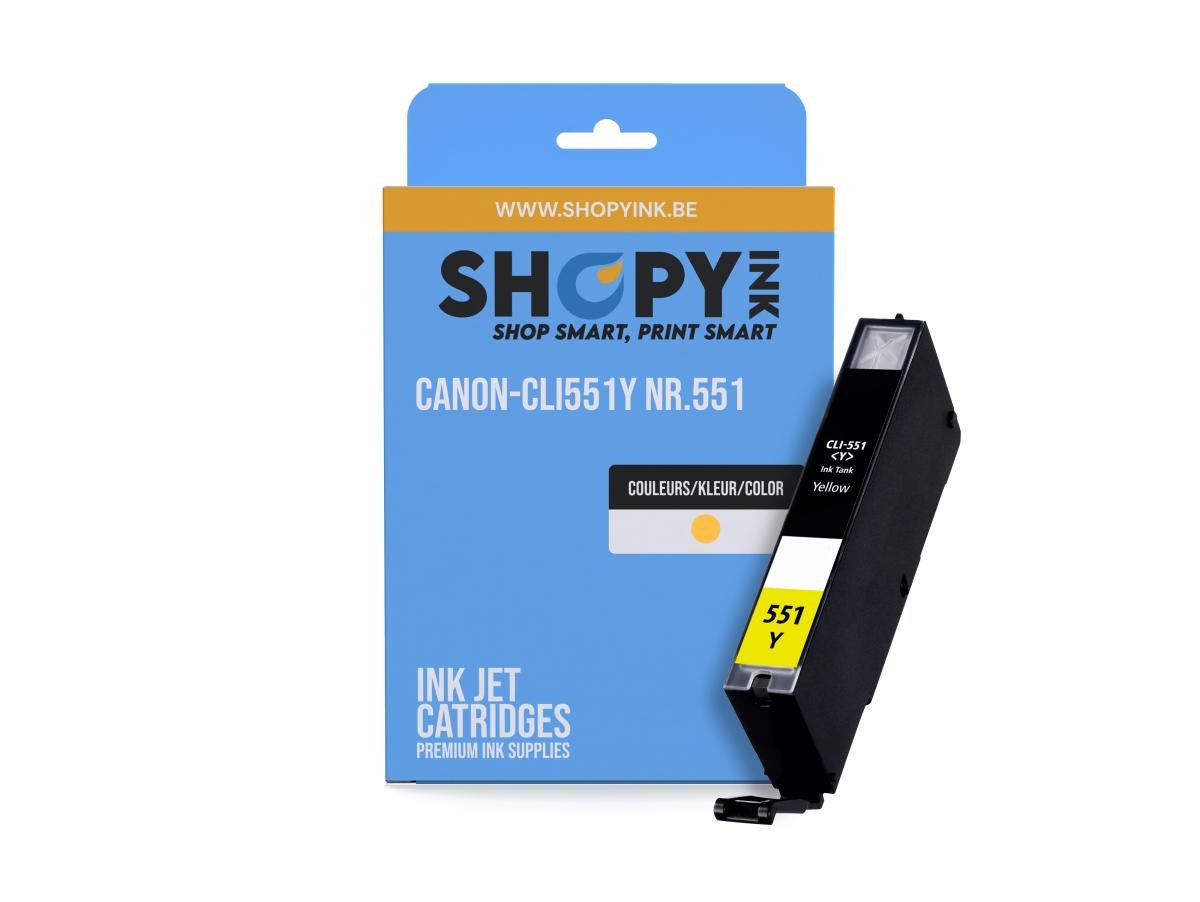 Canon CLI-551 (CLI-551Y) – Cartucho de tinta Amarillo Compatible