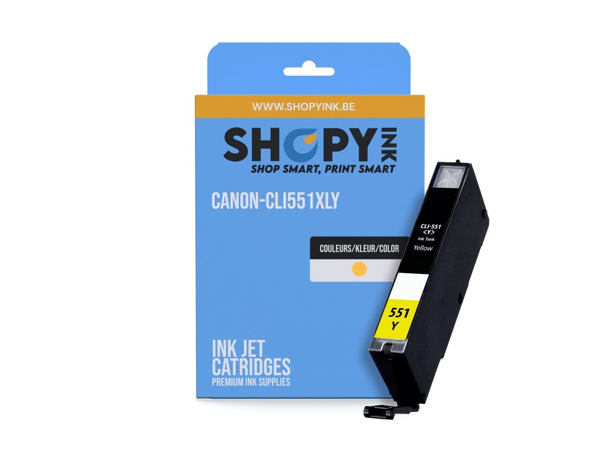 Canon CLI-551 (CLI-551Y XL) – Cartucho de tinta Amarillo Compatible