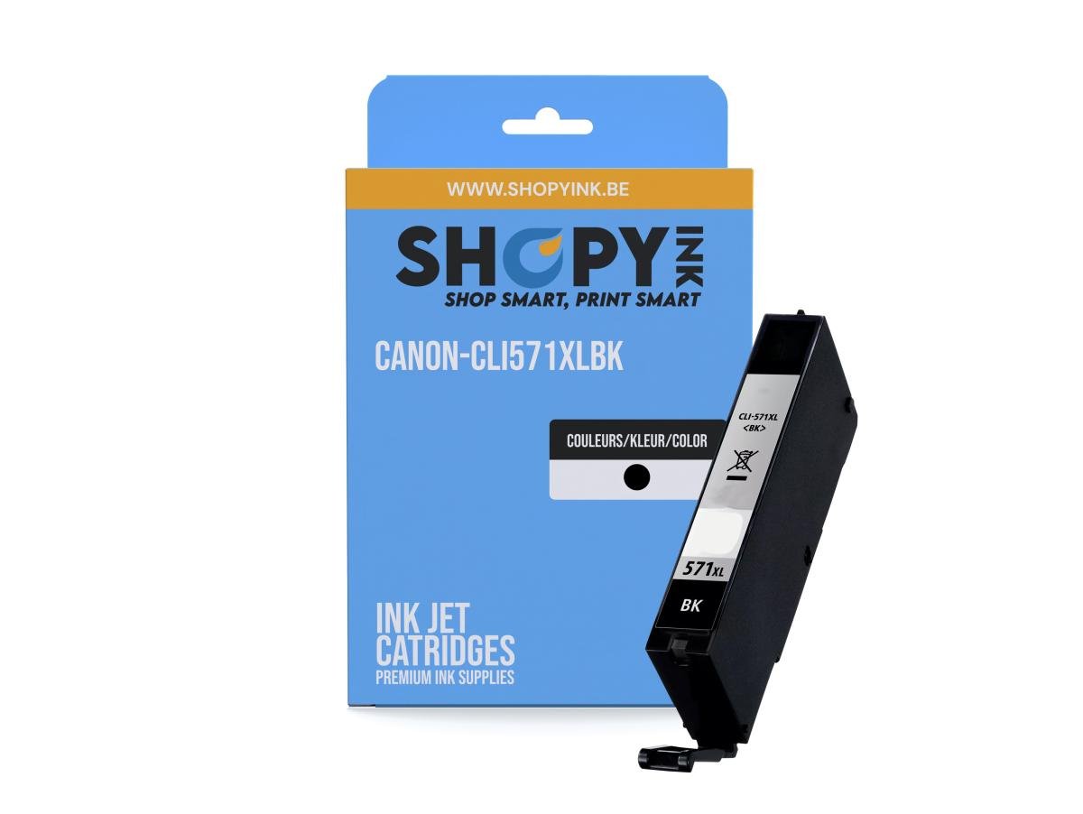 Canon CLI-571 (CLI-571BK XL) – Cartucho de tinta Negro Compatible