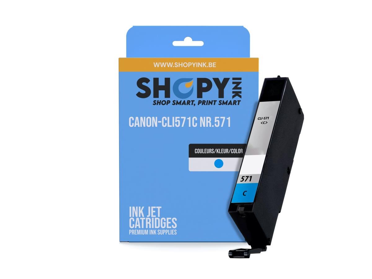 Canon CLI-571 (CLI-571C) – Cartucho de tinta Cian Compatible