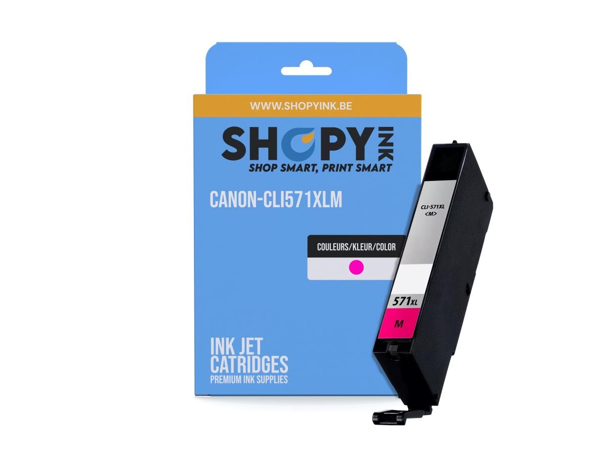 Canon CLI-571 (CLI-571M XL) – Cartucho de tinta Magenta Compatible