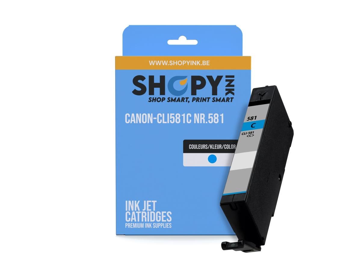 Canon CLI-581 (CLI-581C) – Cartucho de tinta Cian Compatible