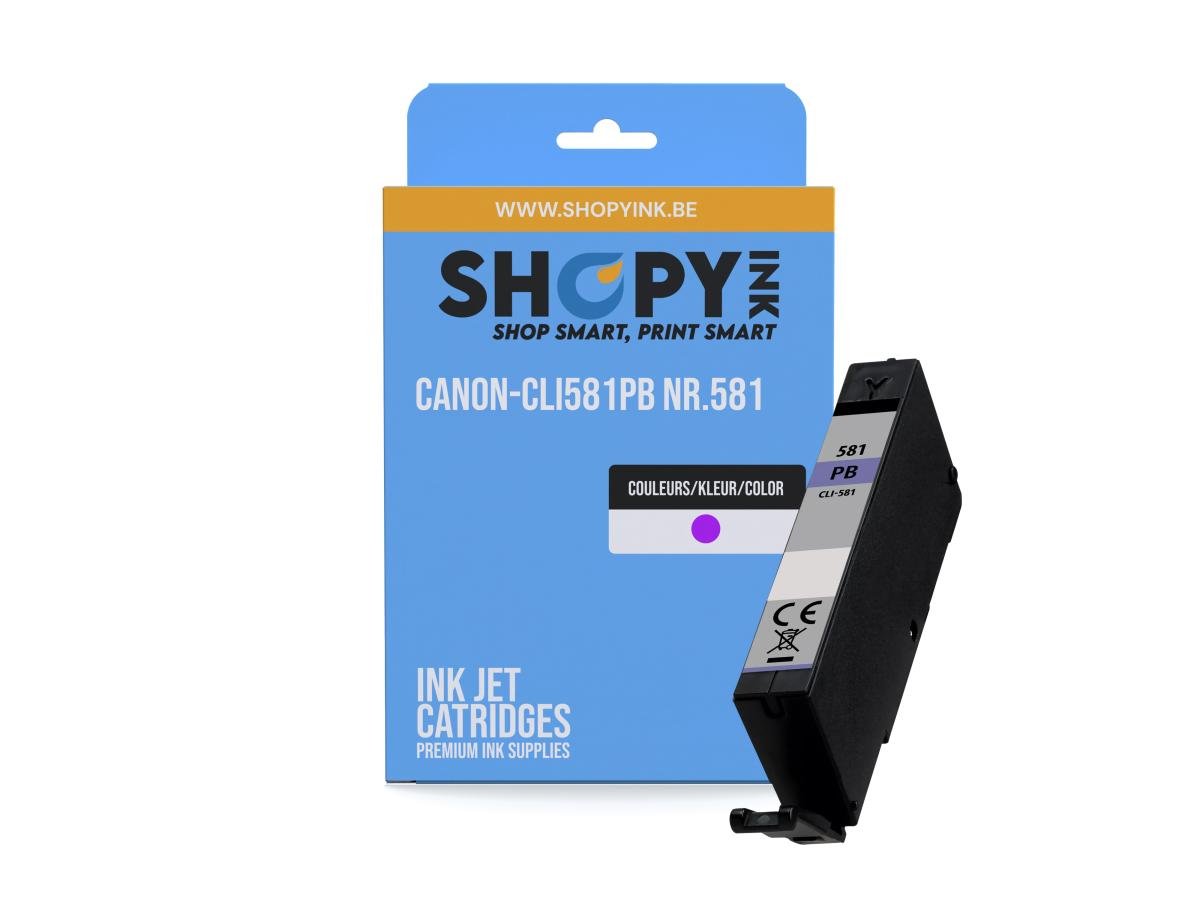 Canon CLI-581 (CLI-581PB) – Cartucho de tinta Paars Compatible