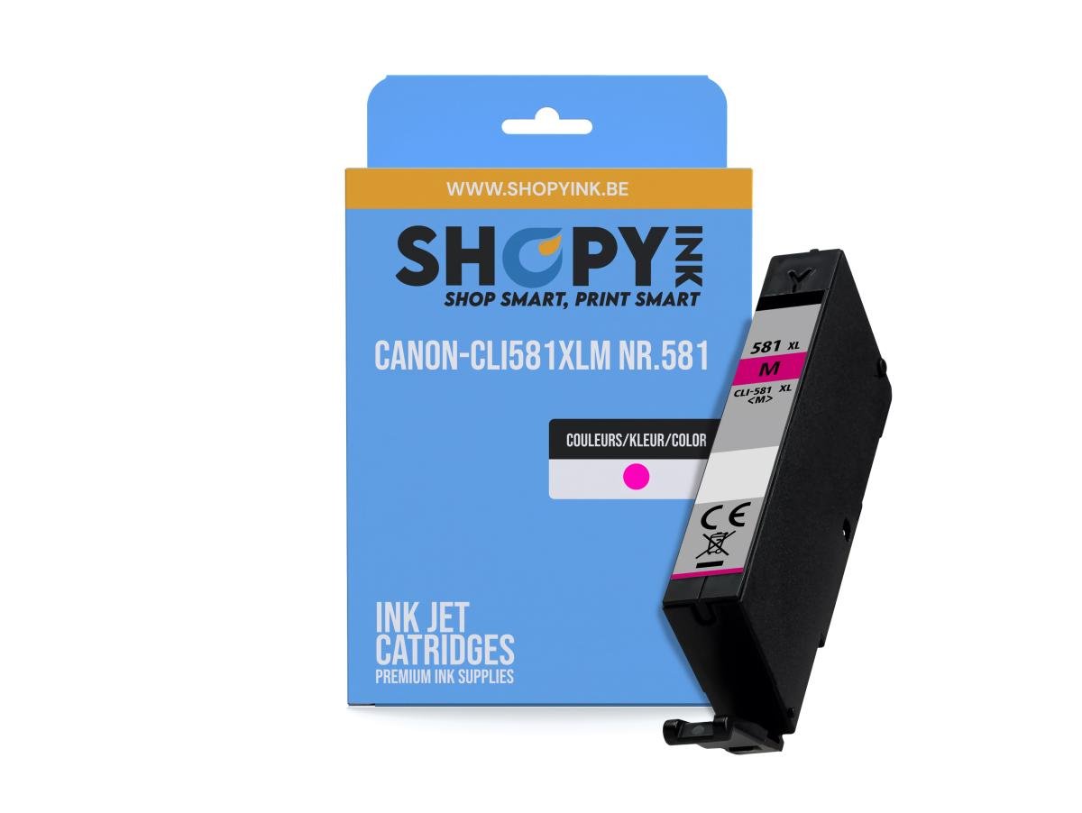 Canon CLI-581 (CLI-581XL M) – Cartucho de tinta Magenta Compatible