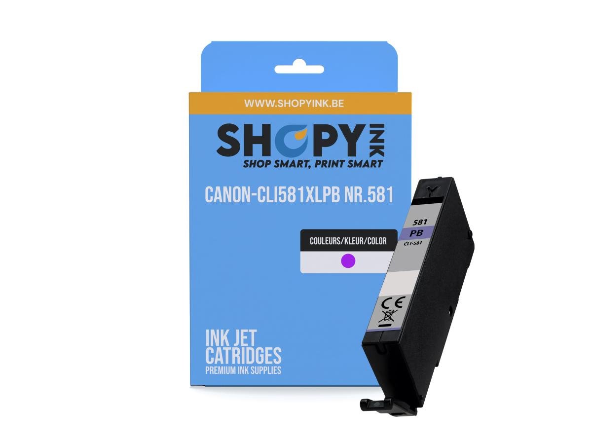 Canon CLI-581 (CLI-581XL PB) – Cartucho de tinta Paars Compatible