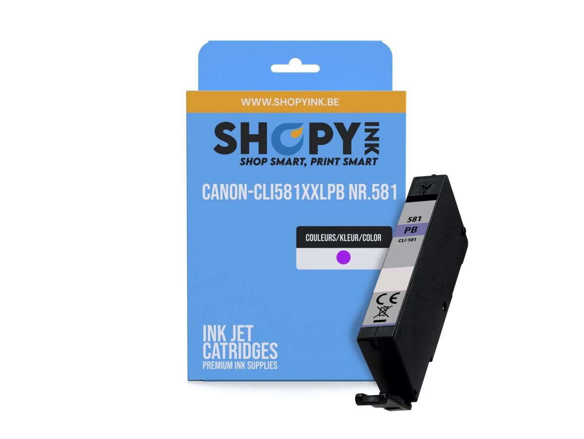 Canon CLI-581 (CLI-581XXL PB) – Cartucho de tinta Paars Compatible