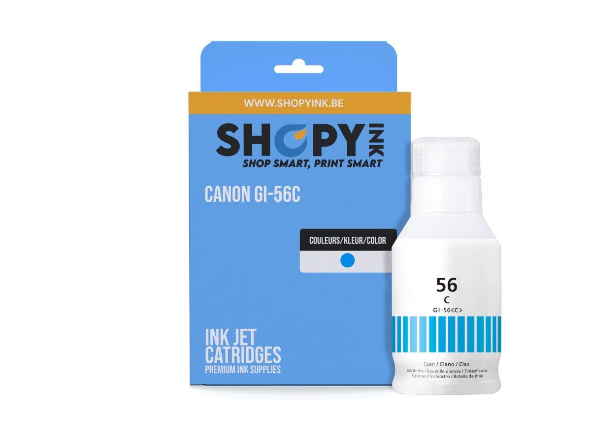 Canon GI56 (GI-56C) – Cartucho de tinta Cian Compatible