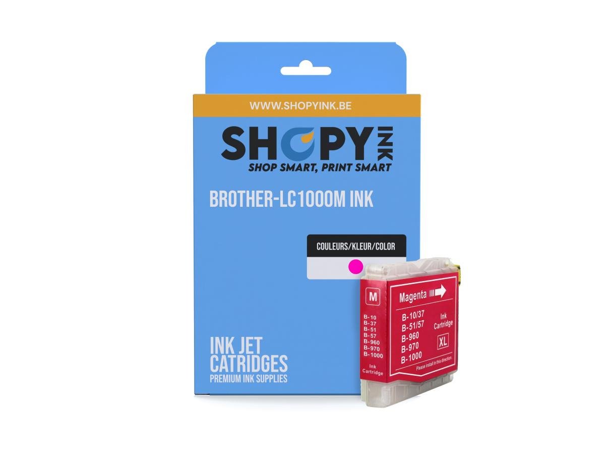Brother LC-1000 (LC-1000M) – Cartucho de tinta Magenta Compatible