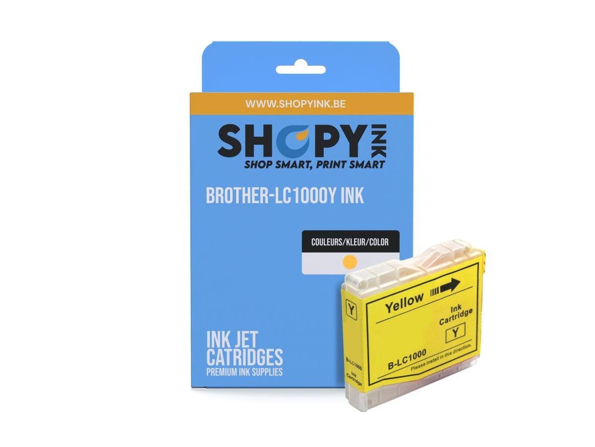 Brother LC-1000 (LC-1000Y) – Cartucho de tinta Amarillo Compatible