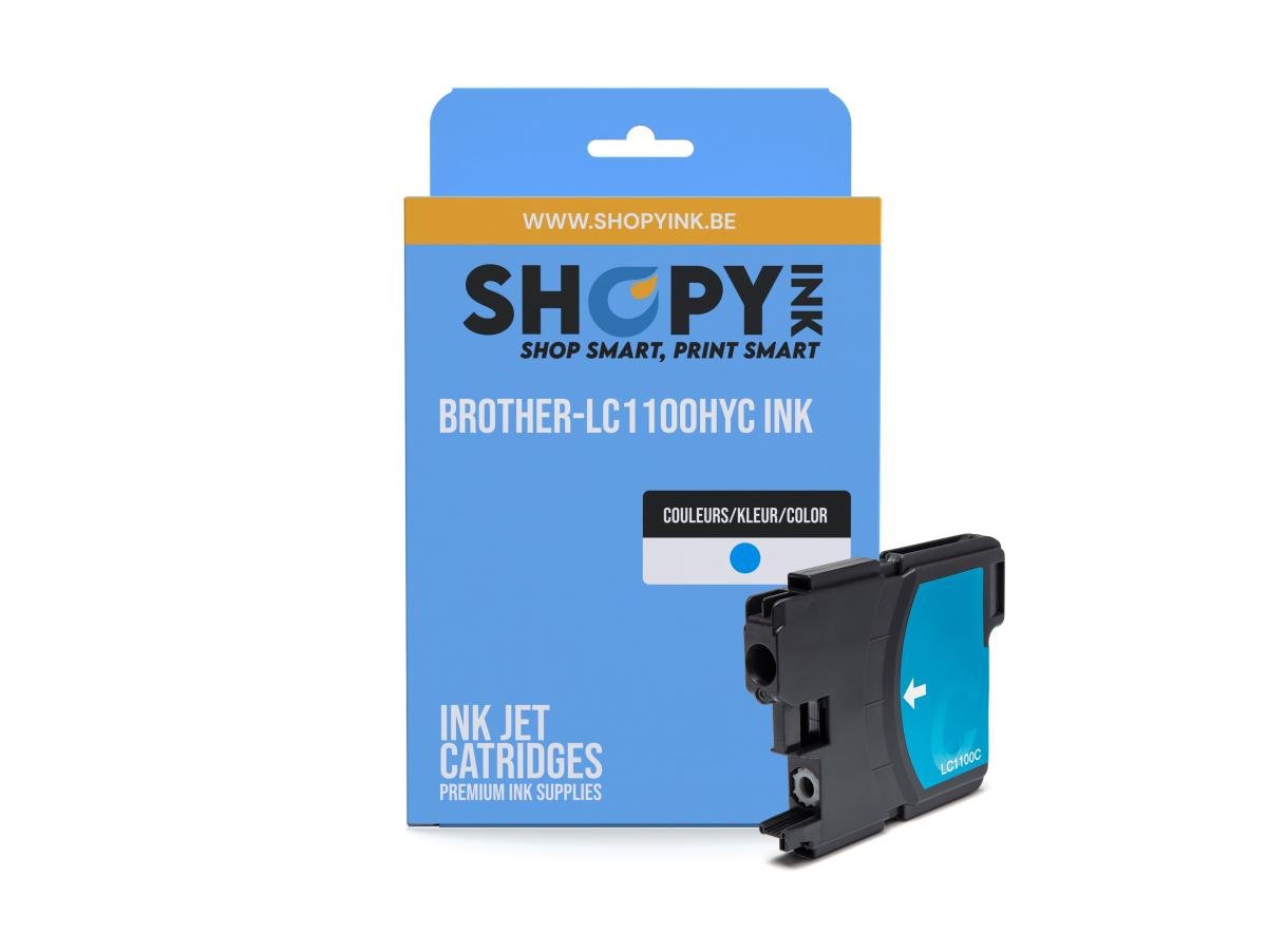 Brother LC-1100 (LC-1100HYC) – Cartucho de tinta Cian Compatible