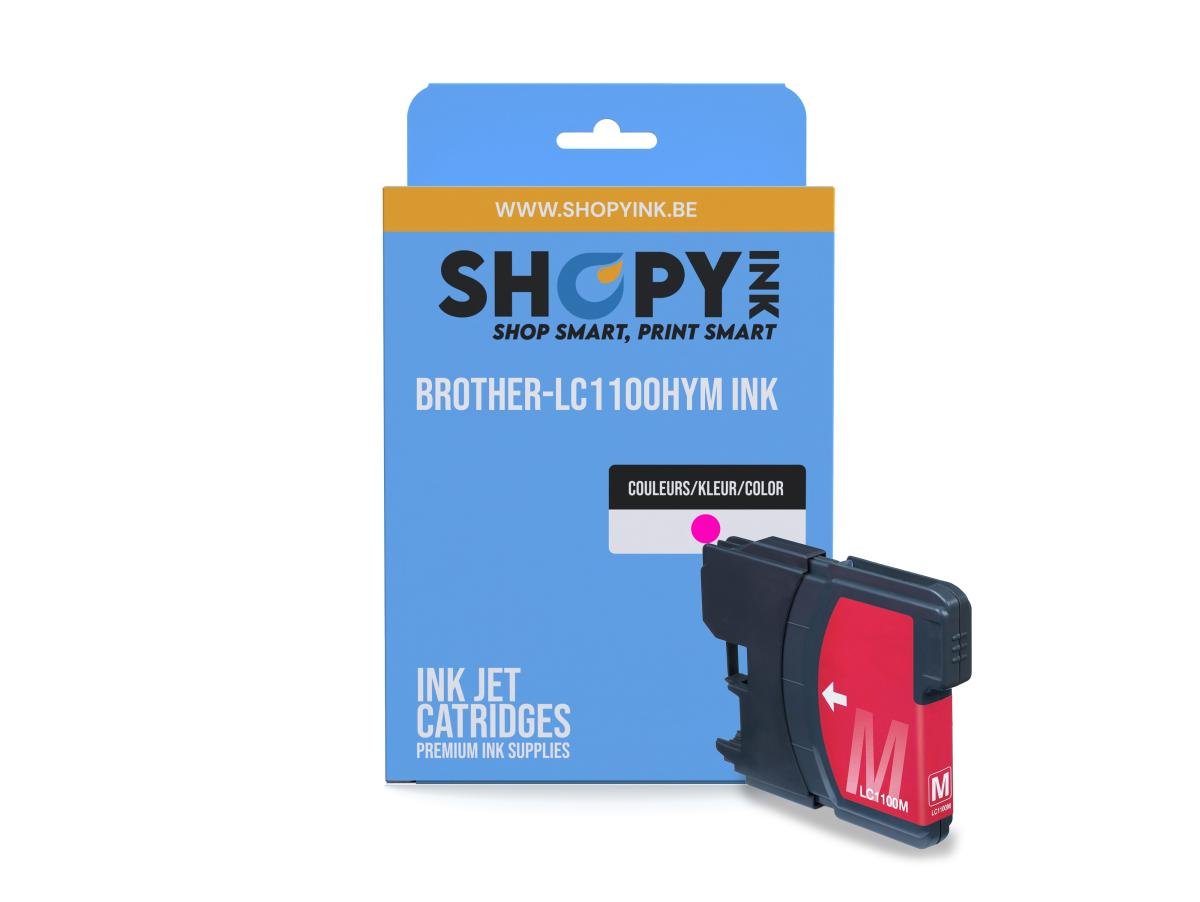 Brother LC-1100 (LC-1100HYM) – Cartucho de tinta Magenta Compatible