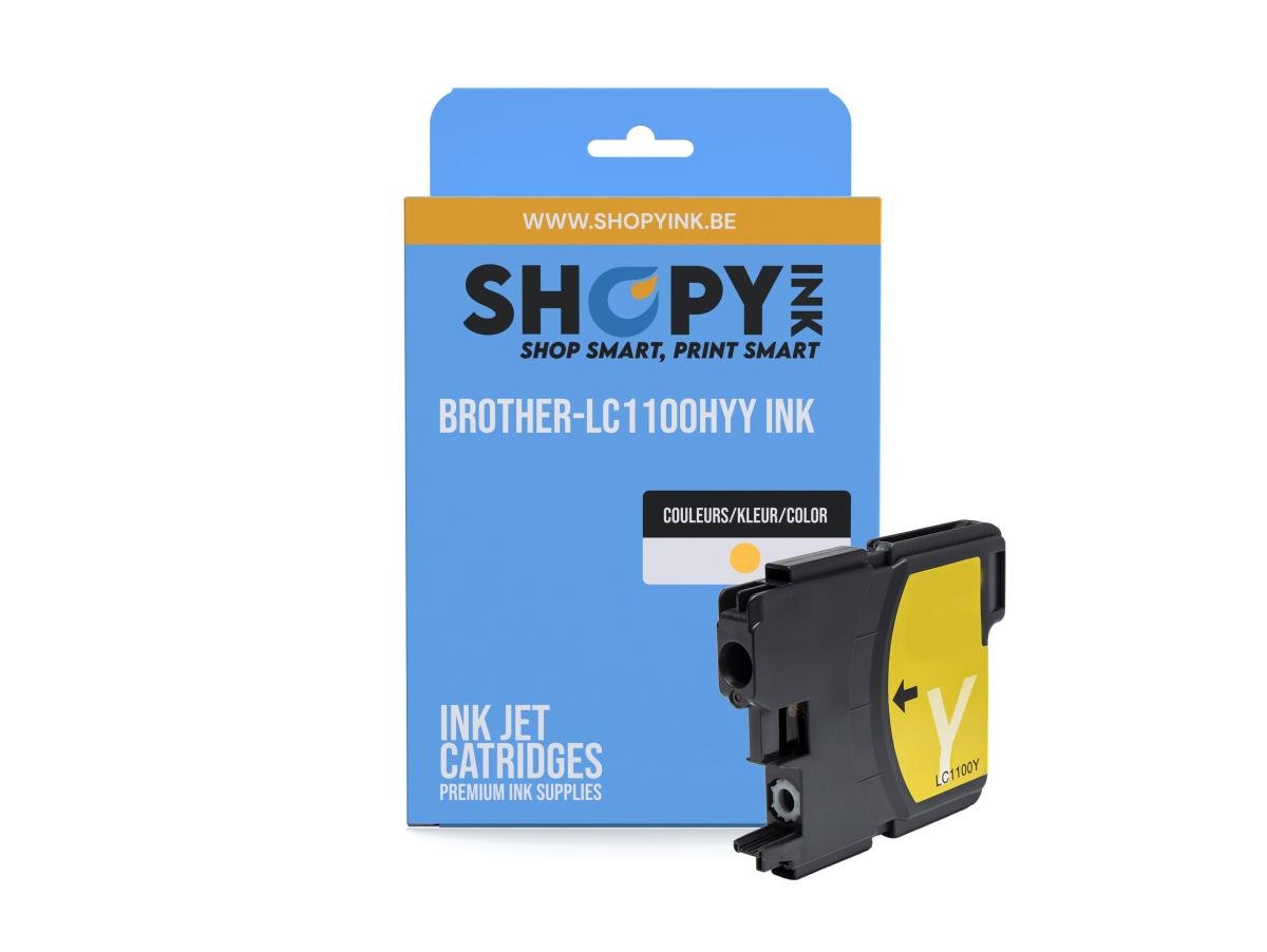 Brother LC-1100 (LC-1100HYY) – Cartucho de tinta Amarillo Compatible