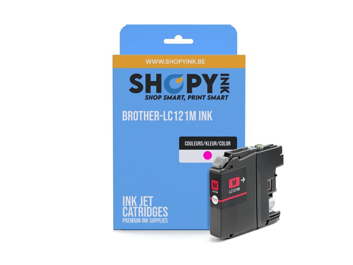 Brother LC-121 (LC-121M) – Cartucho de tinta Magenta Compatible