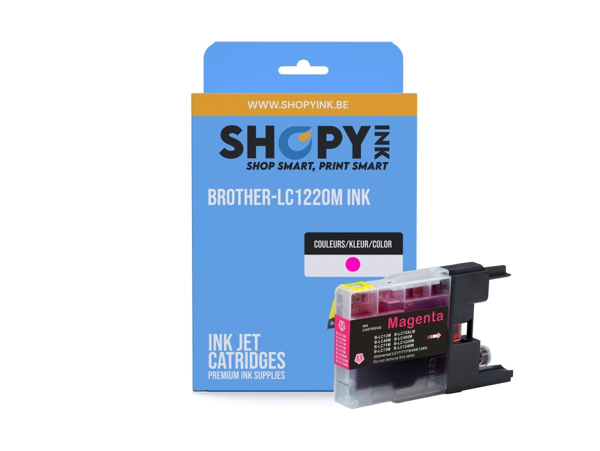 Brother LC-1220 (LC-1220M) – Cartucho de tinta Magenta Compatible