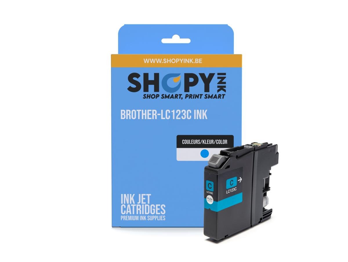 Brother LC-123 (LC-123C) – Cartucho de tinta Cian Compatible